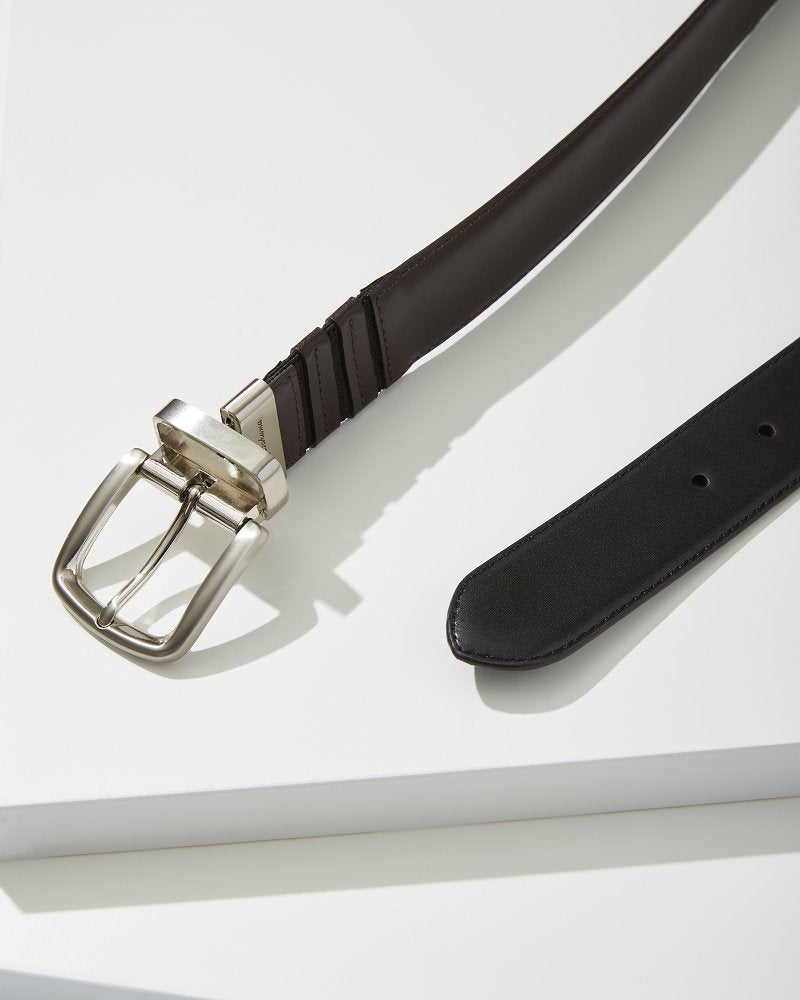 Reversible Performance Belt Brown/Black | Tommy Bahama Trusted - Reversible Performance Belt
