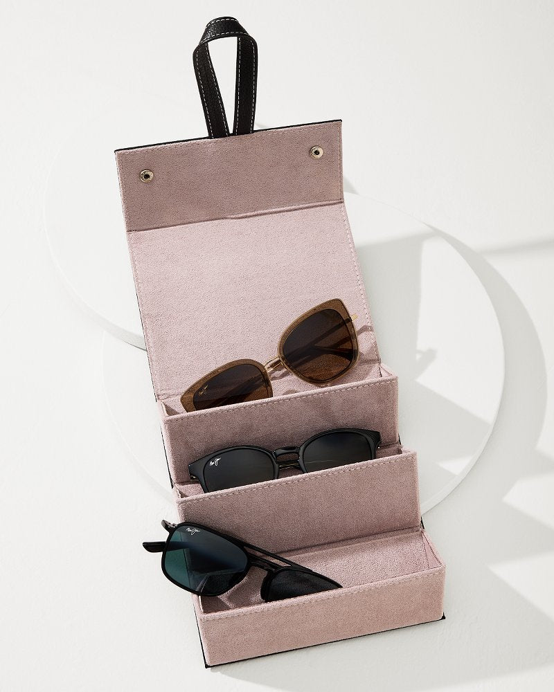 Foldable Eyewear Case Black | Tommy Bahama Everyday - Foldable Eyewear Case