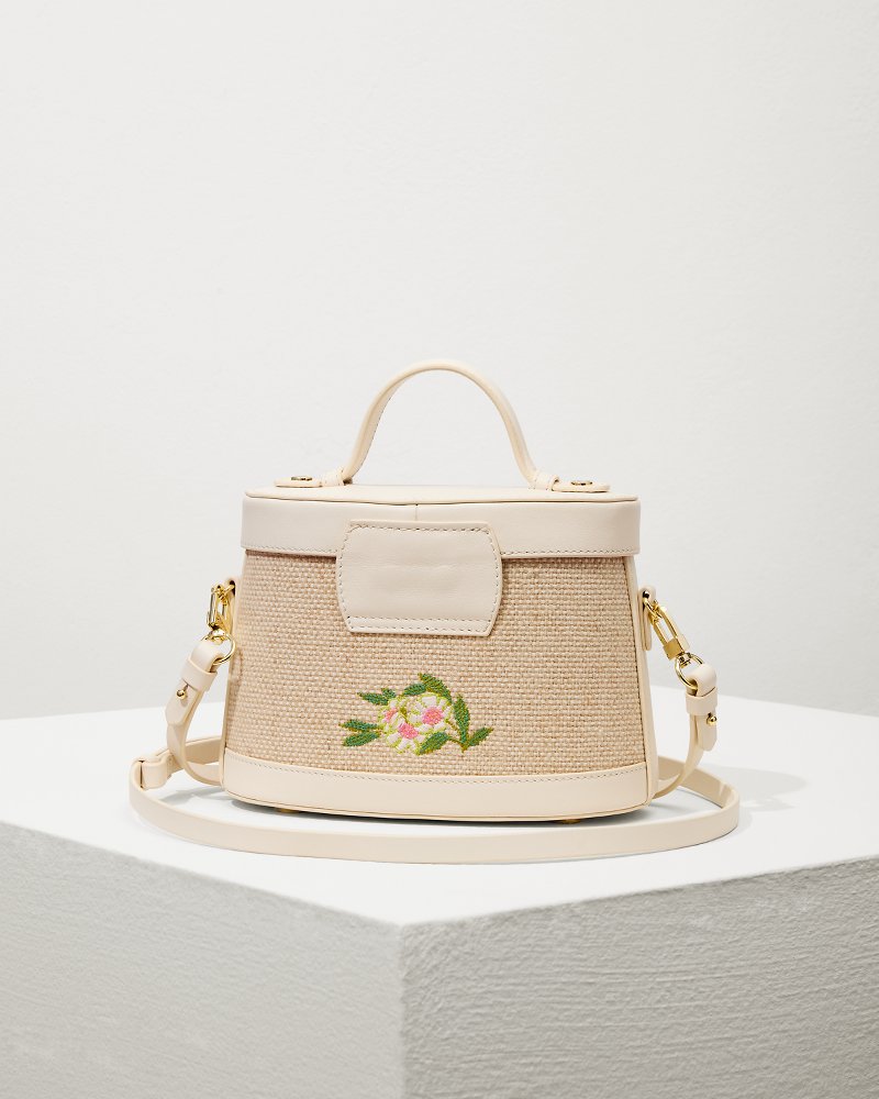 Flamingo Pineapple Crossbody Bag Pink Multi | Tommy Bahama Trending - Flamingo Pineapple Crossbody Bag