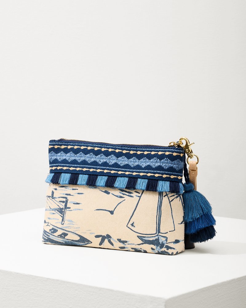 Daise Seascape Maci Wristlet Daise Seascape | Tommy Bahama Smart Buy - Daise Seascape Maci Wristlet
