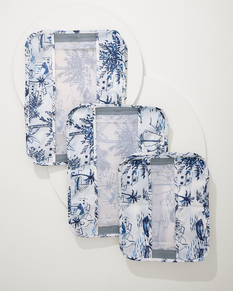 Daise Seascape Packing Cube 6-Piece Set Daise Seascape | Tommy Bahama Featured - Daise Seascape Packing Cube 6-Piece Set