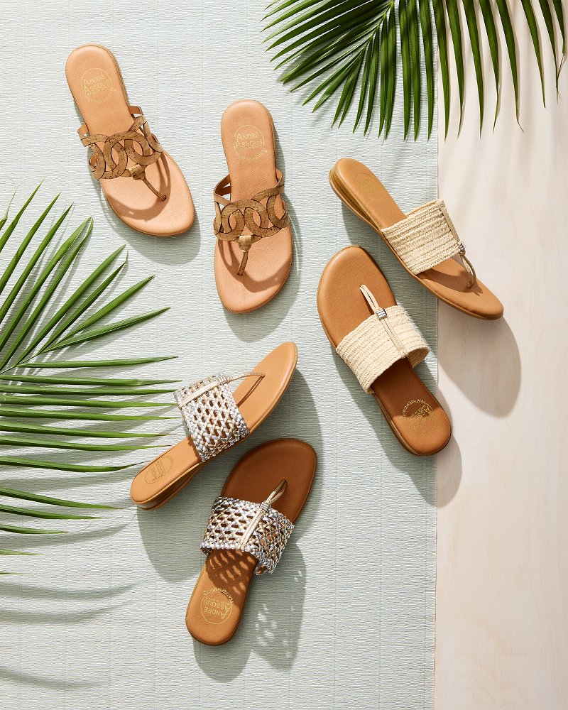 André Assous Nice Featherweights™ Metallic Sandals Metallic | Tommy Bahama Latest - André Assous Nice Featherweights™ Metallic Sandals