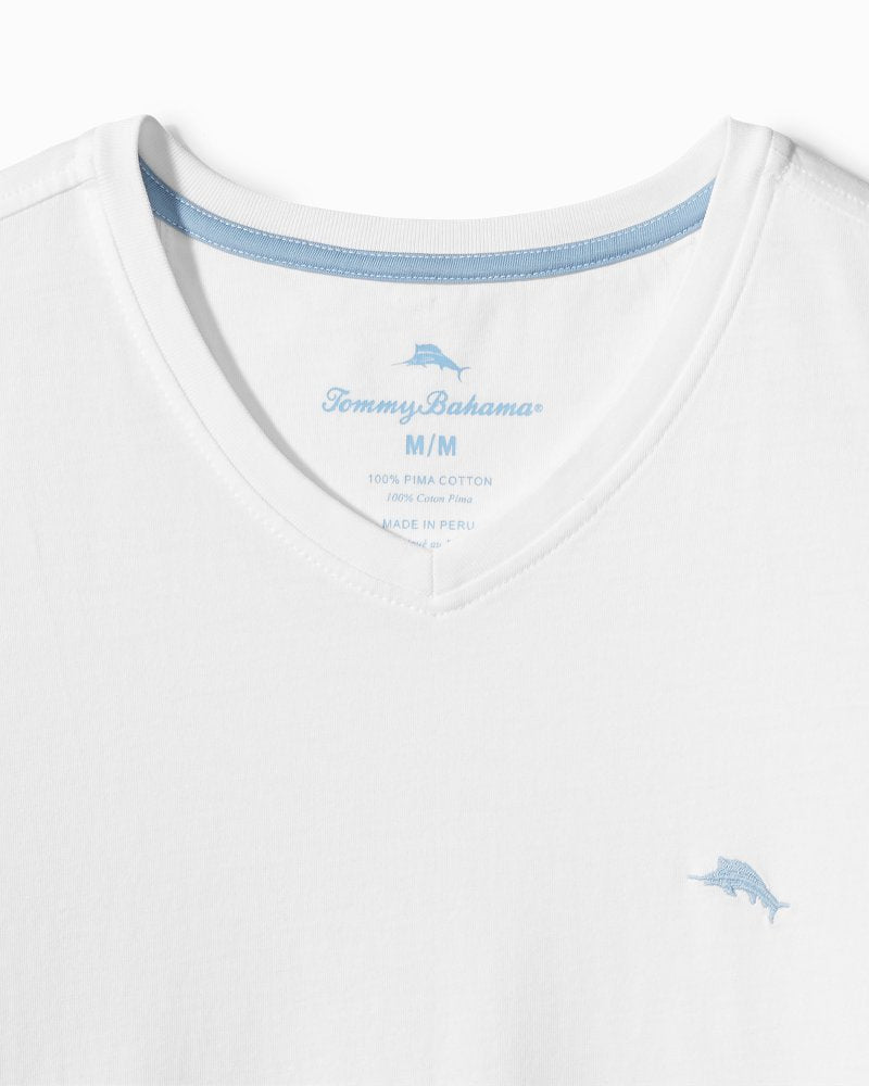 Big & Tall New Bali Skyline V-Neck T-Shirt White | Tommy Bahama New - Big & Tall New Bali Skyline V-Neck T-Shirt