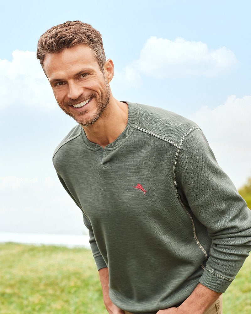 Big & Tall Tobago Bay Abaco Sweatshirt Trout | Tommy Bahama Trusted - Big & Tall Tobago Bay Abaco Sweatshirt