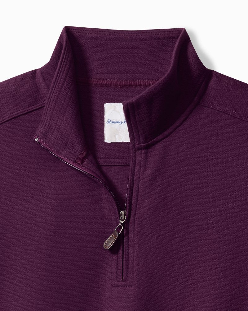 Big & Tall St. Kitts Half-Zip Sweatshirt Purple Passage | Tommy Bahama New - Big & Tall St. Kitts Half-Zip Sweatshirt