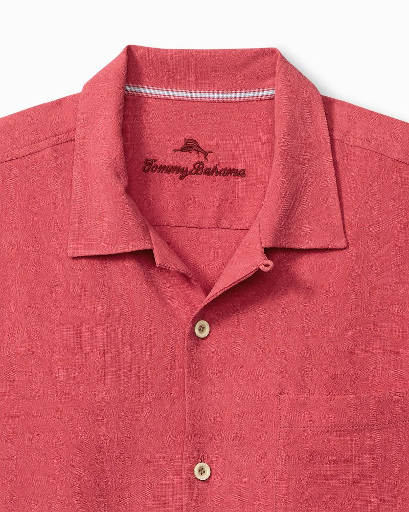 Big & Tall Tropic Isles Silk Camp Shirt New Red Sail | Tommy Bahama Discount - Big & Tall Tropic Isles Silk Camp Shirt
