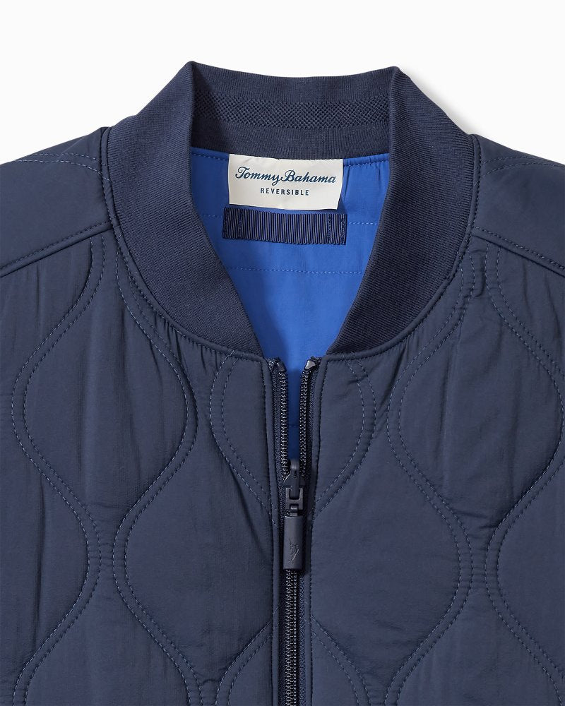 Big & Tall Fresno Flip Reversible Vest Ocean Deep | Tommy Bahama Top Pick - Big & Tall Fresno Flip Reversible Vest