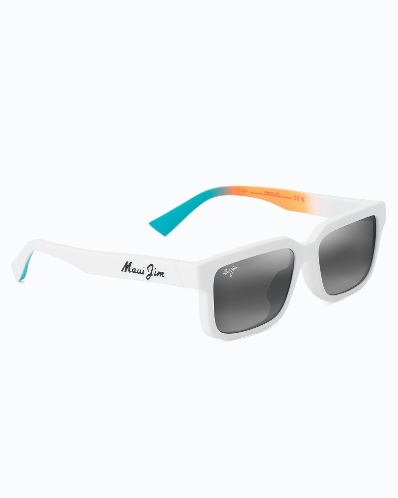 Hiapo Asian Fit Sunglasses by Maui Jim® White | Tommy Bahama Everyday - Hiapo Asian Fit Sunglasses by Maui Jim®