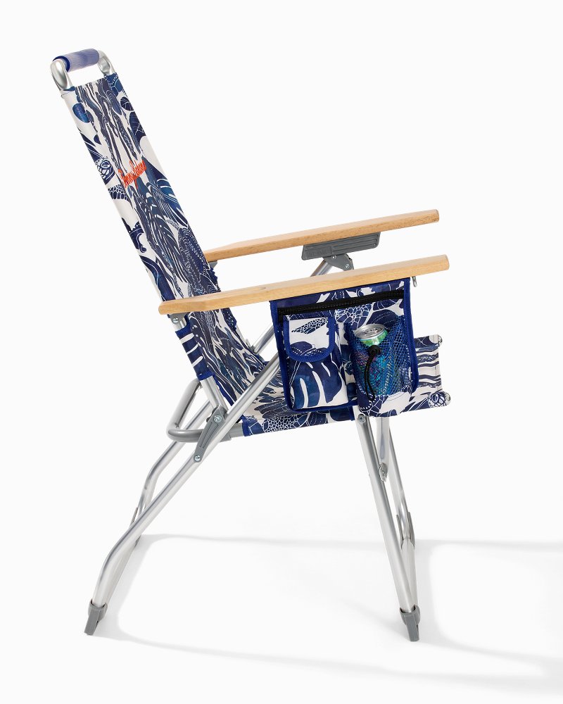 Tommy Bahama Orchid Turtle Highboy Chair Navy | Tommy Bahama Best Seller - Tommy Bahama Orchid Turtle Highboy Chair