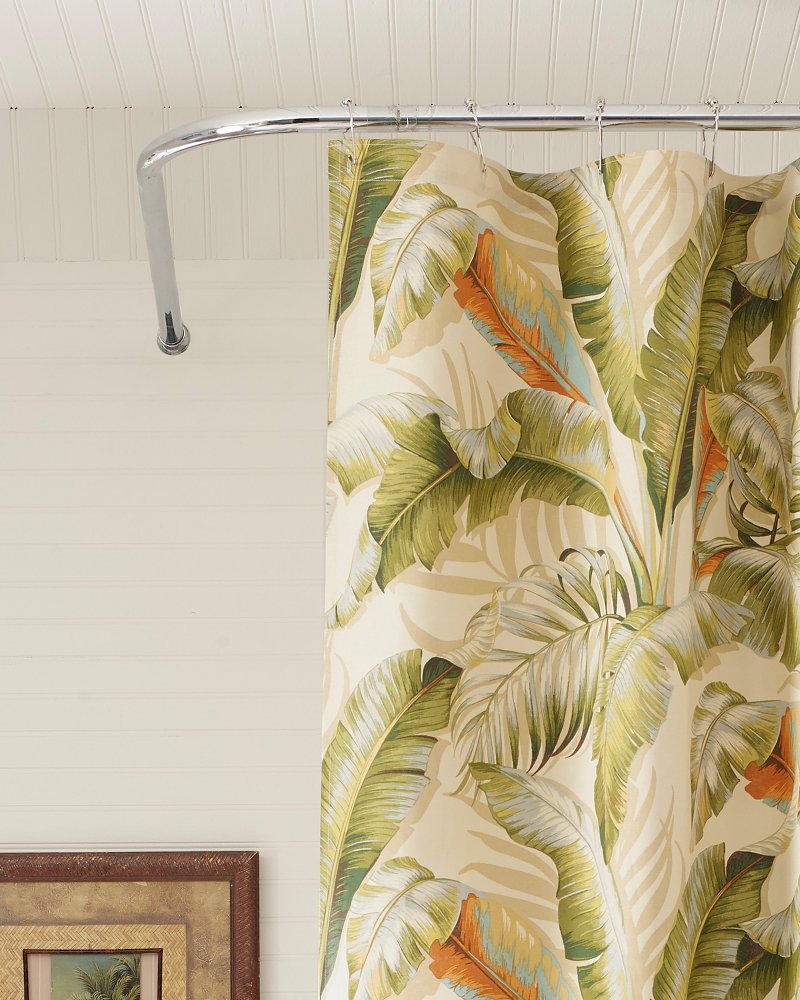 Palmiers Shower Curtain Green | Tommy Bahama Featured - Palmiers Shower Curtain