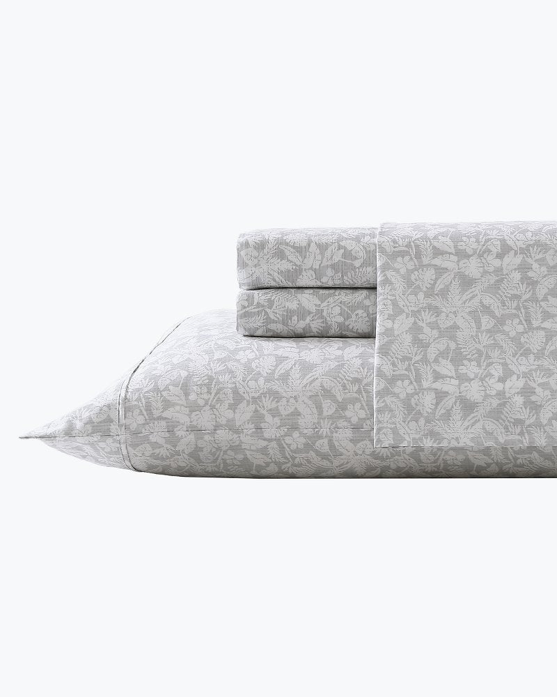 Koya Bay 4-Piece King Sheet Set Grey | Tommy Bahama Great Value - Koya Bay 4-Piece King Sheet Set