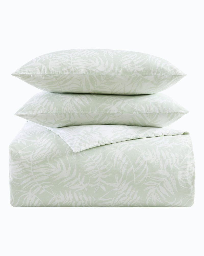 Art of Palms 3-Piece Full/Queen Comforter Set Green | Tommy Bahama Signature - Art of Palms 3-Piece Full/Queen Comforter Set