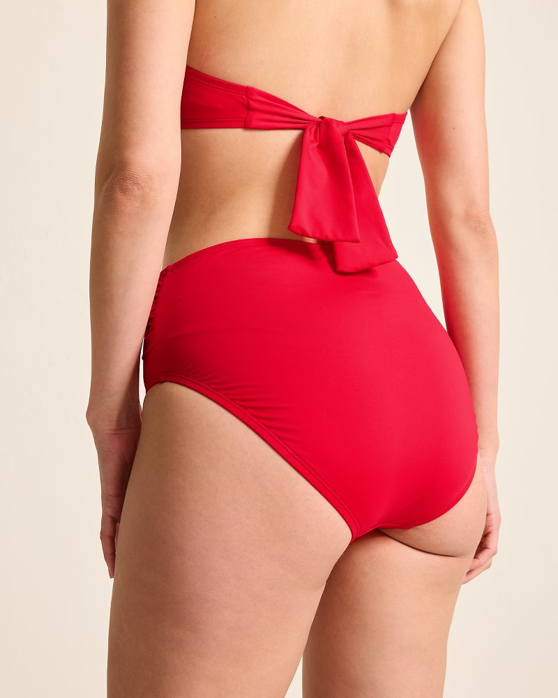 Pearl High-Waist Bikini Bottoms Red Hibiscus | Tommy Bahama Hot Sale - Pearl High-Waist Bikini Bottoms