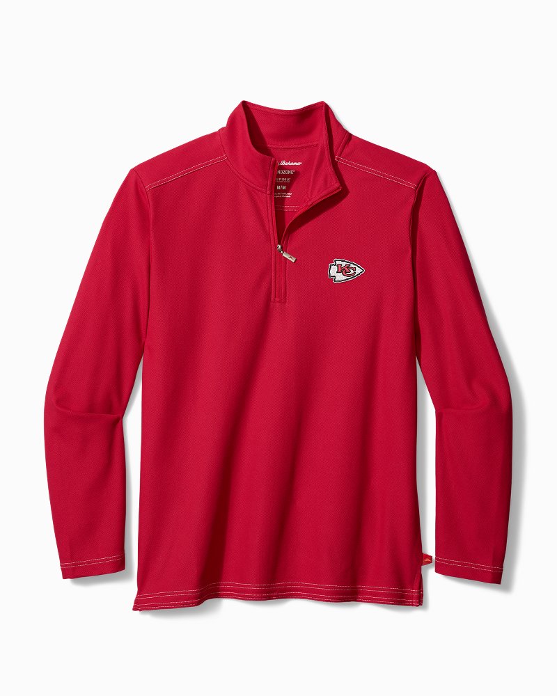 NFL Emfielder Half-Zip Sweatshirt kansas_city_chiefs | Tommy Bahama Best Seller - NFL Emfielder Half-Zip Sweatshirt