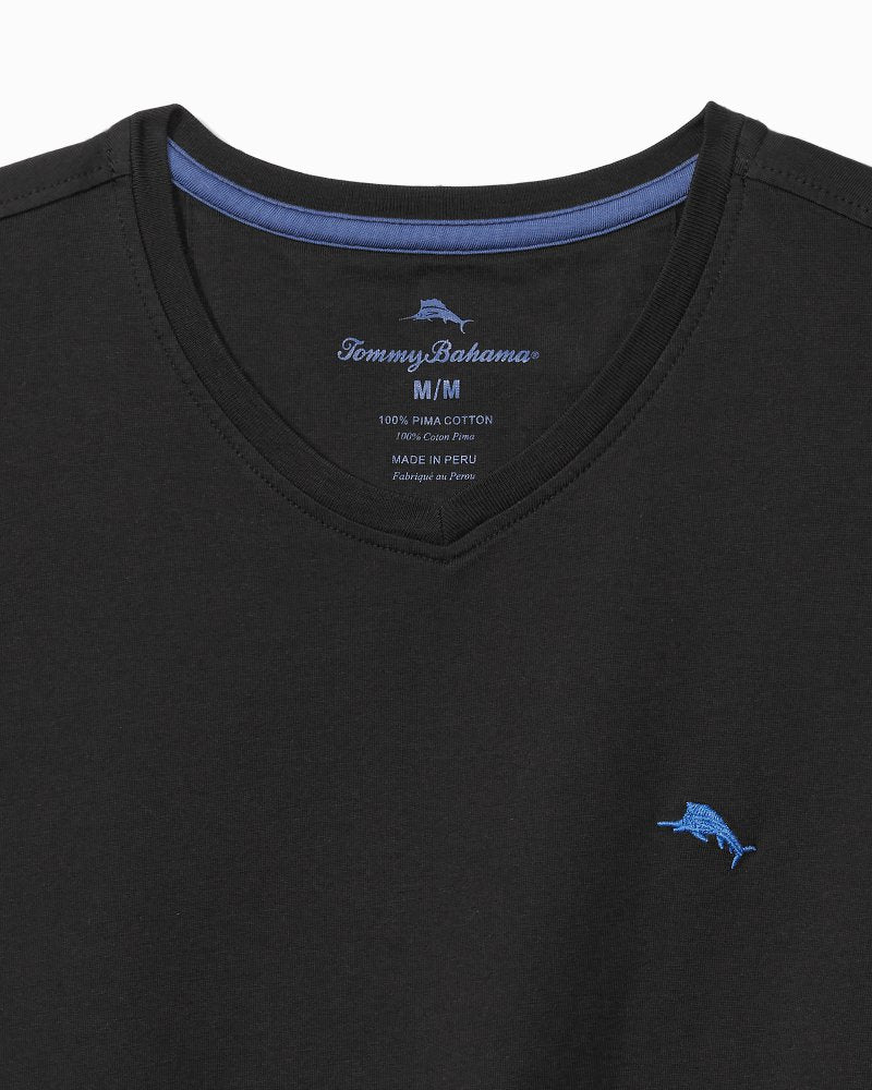 New Bali Skyline V-Neck T-Shirt Black | Tommy Bahama Popular - New Bali Skyline V-Neck T-Shirt