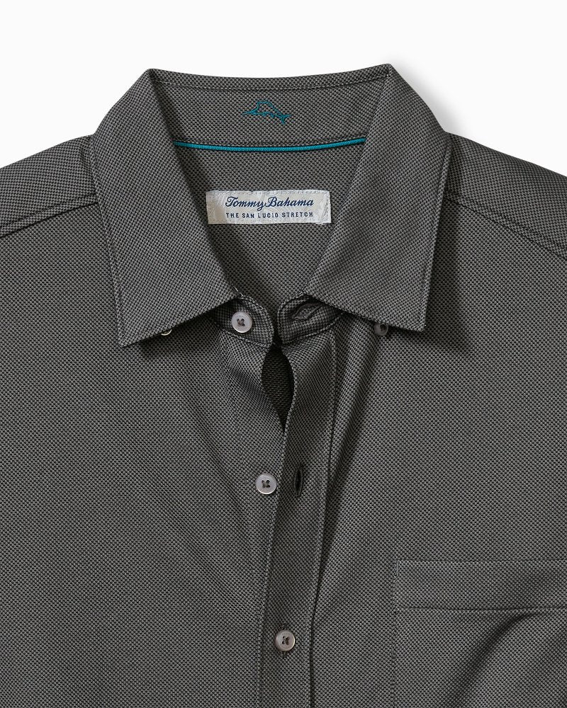 San Lucio Knit Stretch Shirt Coal | Tommy Bahama Featured - San Lucio Knit Stretch Shirt