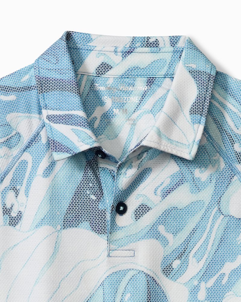 Rising Tides IslandZone® Polo Banff Blue | Tommy Bahama Top Pick - Rising Tides IslandZone® Polo
