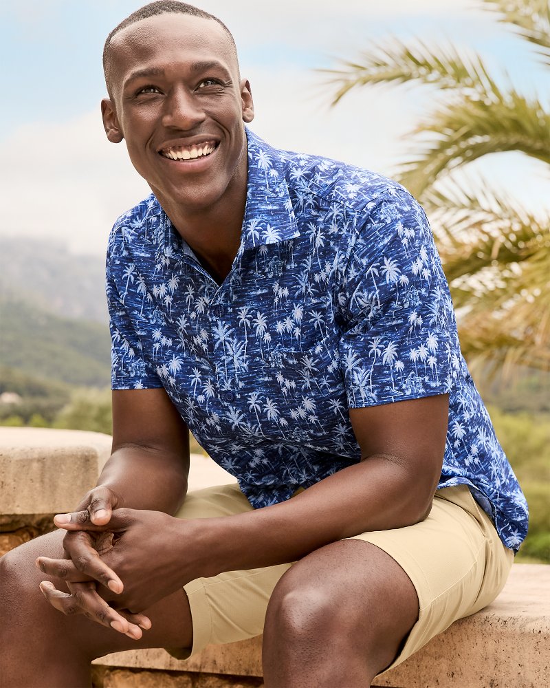 Bahama Coast Cabana Shores IslandZone® Shirt Island Navy | Tommy Bahama Popular - Bahama Coast Cabana Shores IslandZone® Shirt