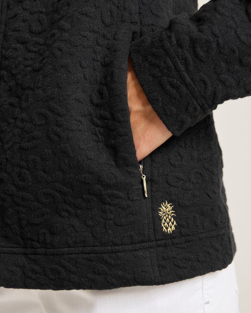 Aruba Purr-fection Full-Zip Sweatshirt Black | Tommy Bahama Quality - Aruba Purr-fection Full-Zip Sweatshirt