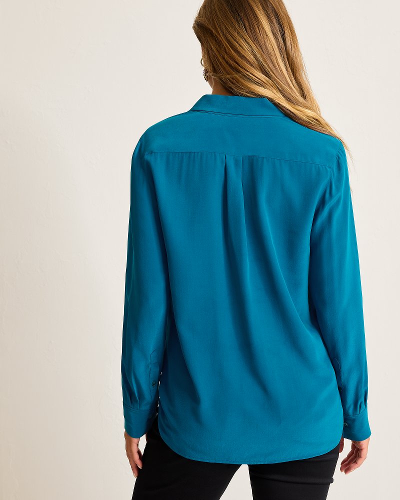 Classic Long-Sleeve Silk Shirt Academy | Tommy Bahama Best Seller - Classic Long-Sleeve Silk Shirt