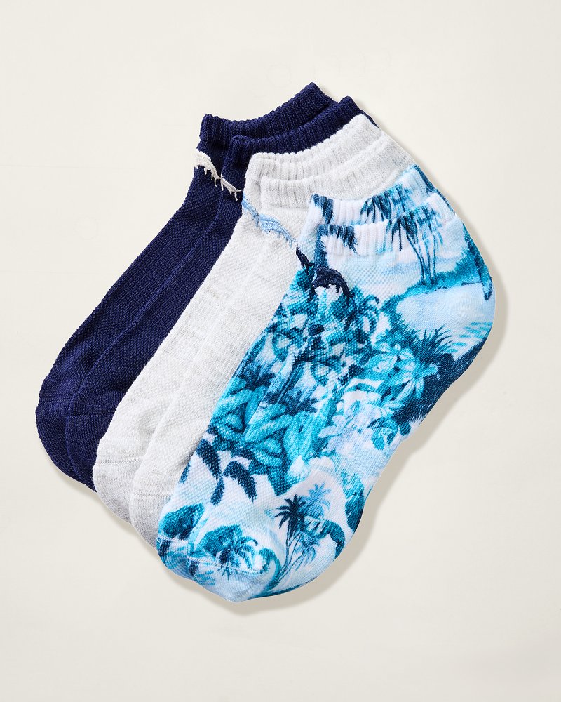 IslandZone® Performance Athletic Socks — 3 Pack Assorted | Tommy Bahama Customer Favorite - IslandZone® Performance Athletic Socks — 3 Pack