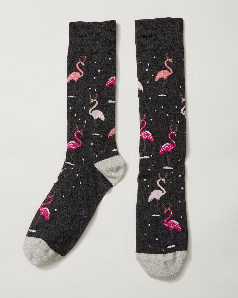 Say It Ain't Snow Socks Charcoal Heather | Tommy Bahama Exclusive - Say It Ain't Snow Socks