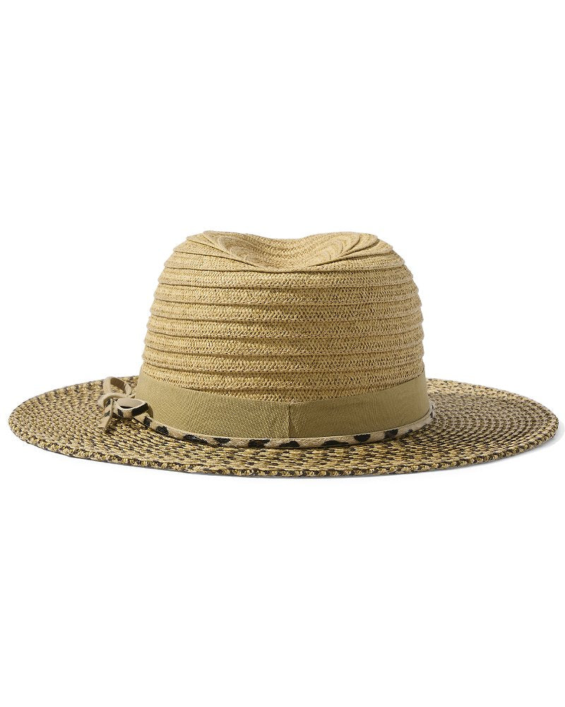 Color Block Fedora Tan | Tommy Bahama Premium - Color Block Fedora