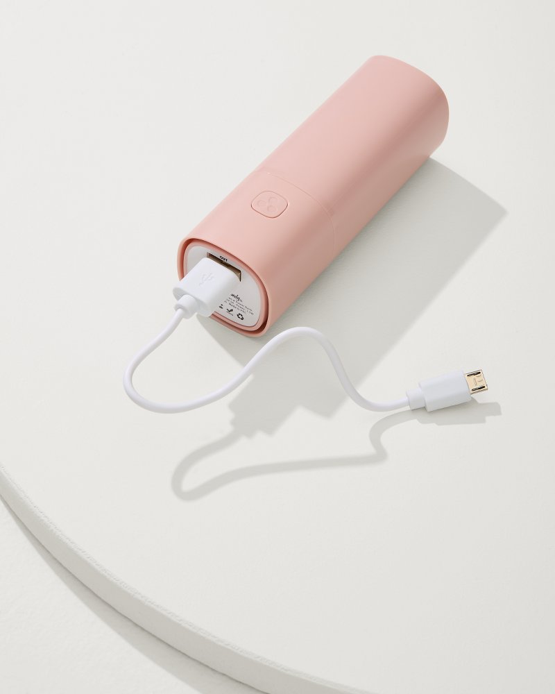 Portable Fan & Power Bank Pink | Tommy Bahama Everyday - Portable Fan & Power Bank