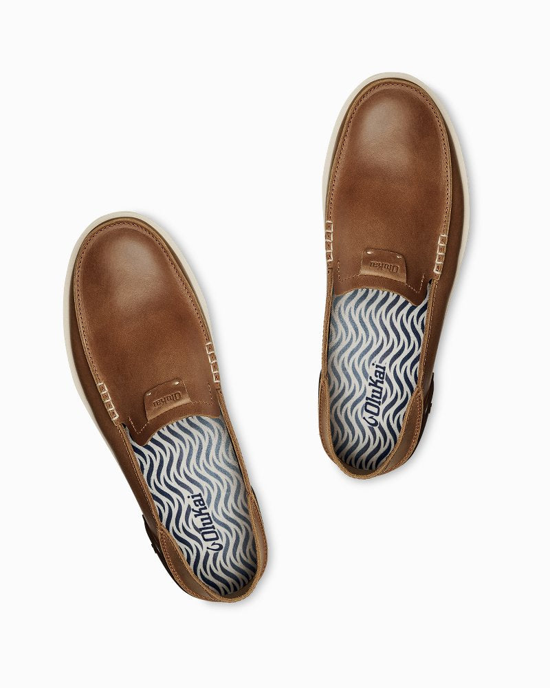 OluKai® Kākaha Leather Slip-On Shoes Fox | Tommy Bahama Great Value - OluKai® Kākaha Leather Slip-On Shoes