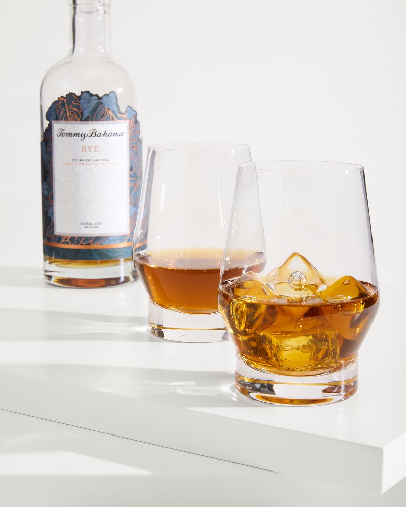 Viski® Heavy Base Crystal Whiskey Glasses - Set of 2 Clear | Tommy Bahama Great Value - Viski® Heavy Base Crystal Whiskey Glasses - Set of 2