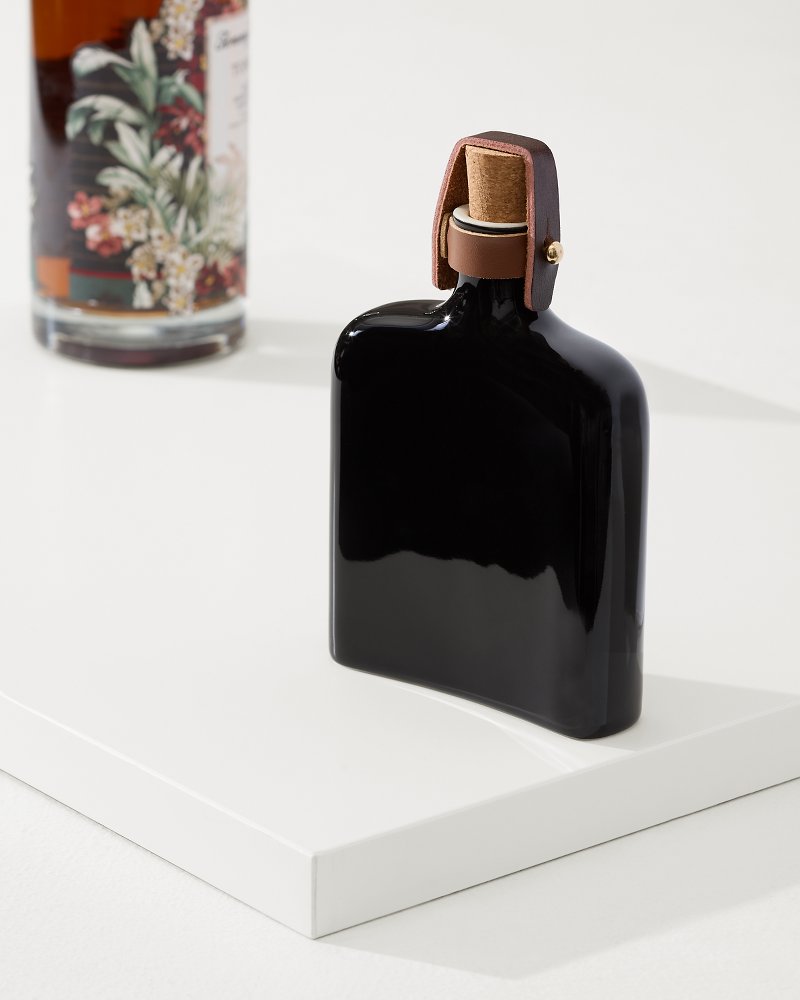 Viski® Nautilus Flask Black | Tommy Bahama Customer Favorite - Viski® Nautilus Flask