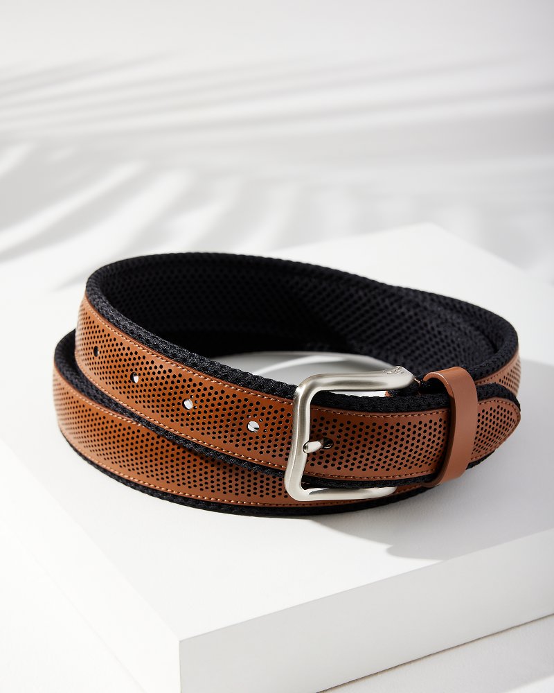 Neoprene Cushion Performance Belt Tan | Tommy Bahama Popular - Neoprene Cushion Performance Belt