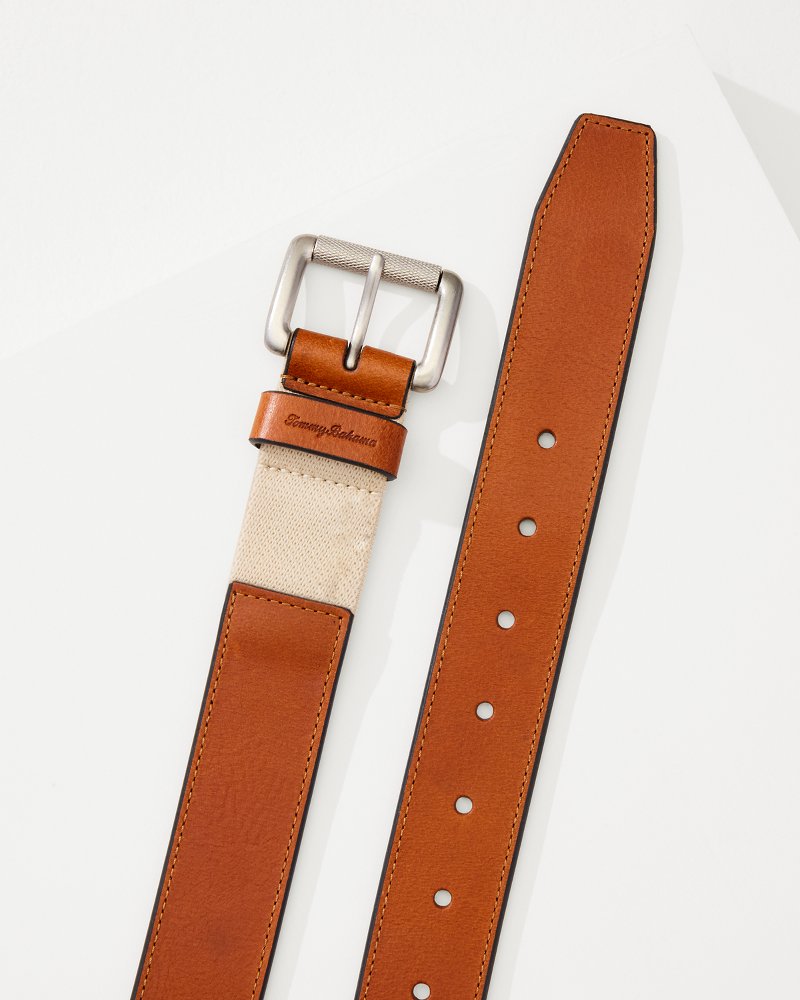 Stretch Tab Roller Belt Tan | Tommy Bahama Best Price - Stretch Tab Roller Belt