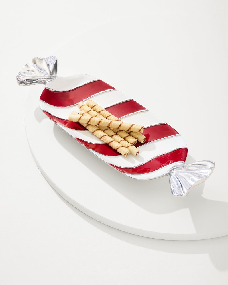 Peppermint Candy Dish Red/White | Tommy Bahama Featured - Peppermint Candy Dish