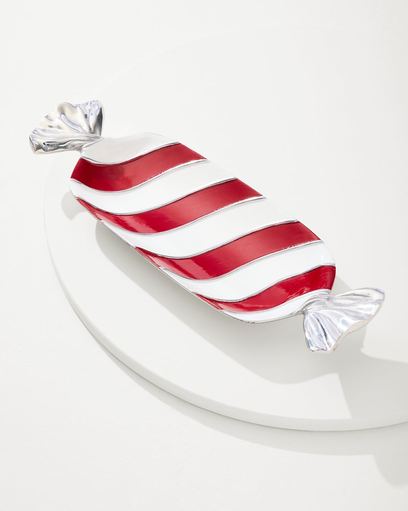 Peppermint Candy Dish Red/White | Tommy Bahama Featured - Peppermint Candy Dish