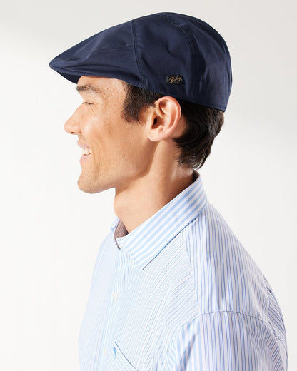 Graham Packable Flat Cap Navy | Tommy Bahama Essential - Graham Packable Flat Cap