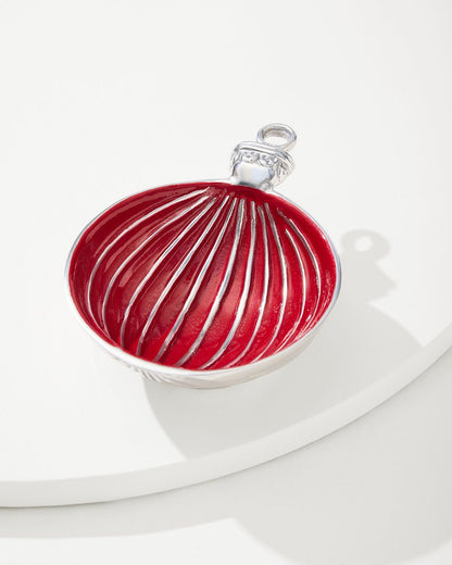 Red Ornament Candy Dish Red | Tommy Bahama Quality - Red Ornament Candy Dish