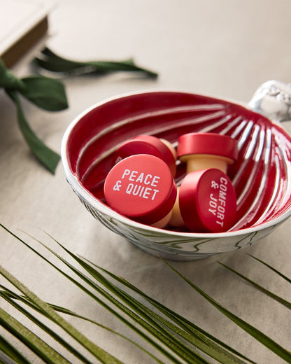 Red Ornament Candy Dish Red | Tommy Bahama Quality - Red Ornament Candy Dish