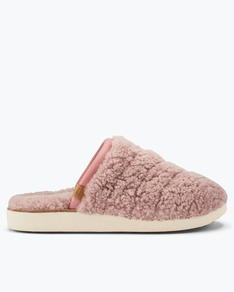 OluKai® Pūpū Mua Fuzzy Slippers Pink Sea Salt | Tommy Bahama Sale - OluKai® Pūpū Mua Fuzzy Slippers