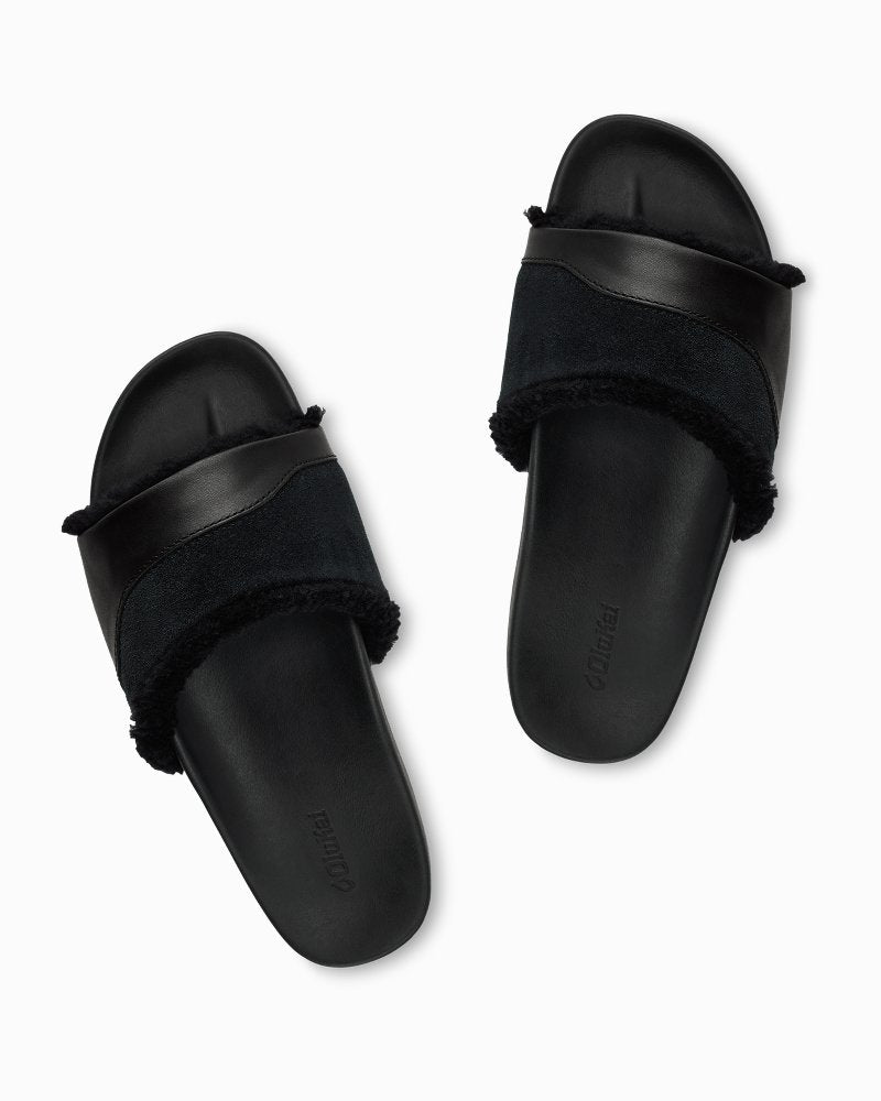 OluKai® Ho'ala Slide Slippers Black | Tommy Bahama Value - OluKai® Ho'ala Slide Slippers