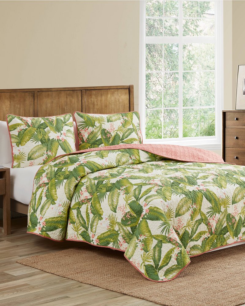 Aregada Dock 2-Piece Twin Quilt Set Brown | Tommy Bahama Best Seller - Aregada Dock 2-Piece Twin Quilt Set