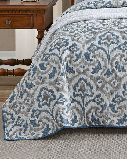 Cape Verde 3-Piece King Quilt Set Grey | Tommy Bahama Customer Favorite - Cape Verde 3-Piece King Quilt Set