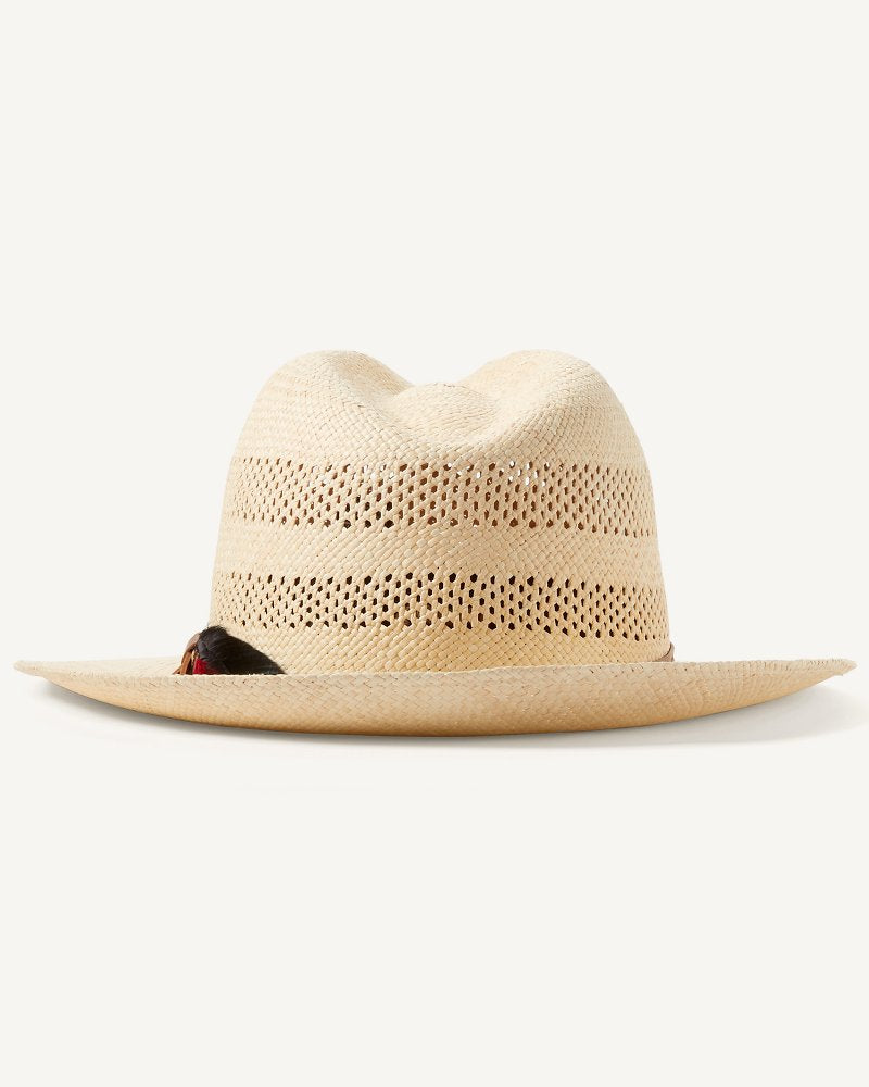 Ezra Vented Panama Hat Unbleached | Tommy Bahama Classic - Ezra Vented Panama Hat