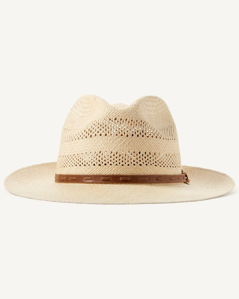 Ezra Vented Panama Hat Unbleached | Tommy Bahama Classic - Ezra Vented Panama Hat