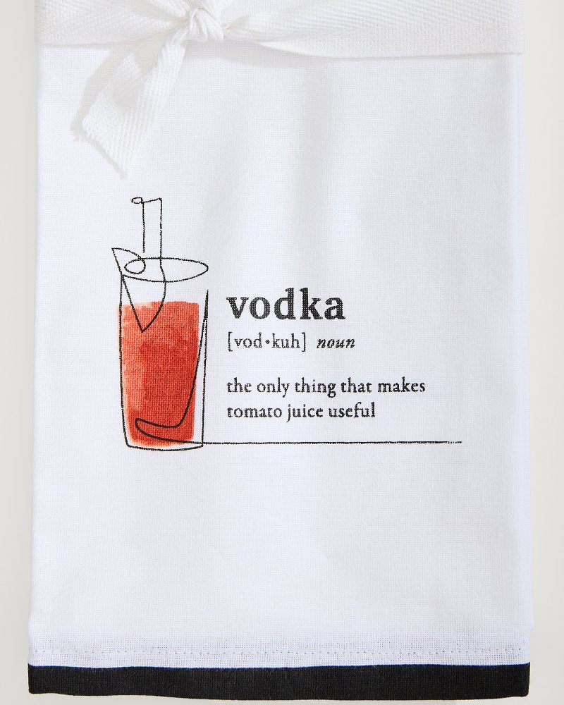 Vodka Bar Towel White | Tommy Bahama Special Offer - Vodka Bar Towel