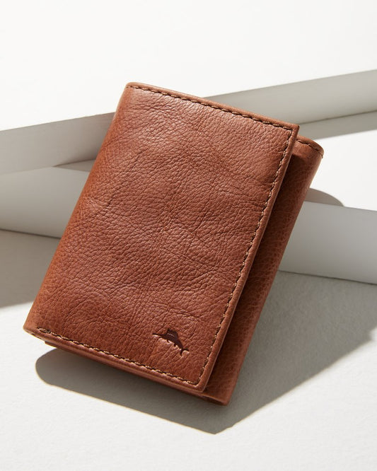 Crunch Trifold Wallet Tan | Tommy Bahama Sale - Crunch Trifold Wallet