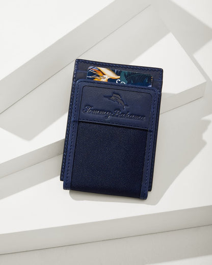 Wide Magnetic Wallet Navy | Tommy Bahama Special Offer - Wide Magnetic Wallet