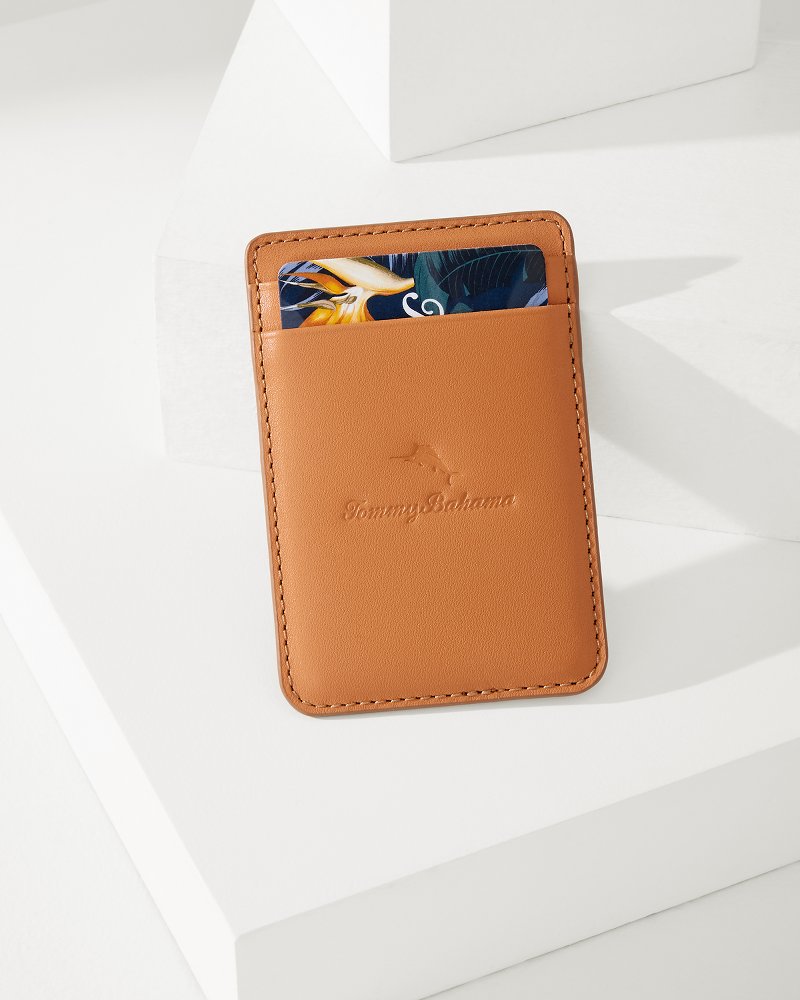 Mag-Safe Phone Wallet Tan | Tommy Bahama Exclusive - Mag-Safe Phone Wallet