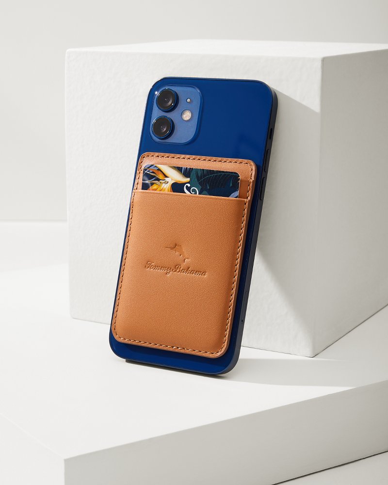 Mag-Safe Phone Wallet Tan | Tommy Bahama Exclusive - Mag-Safe Phone Wallet