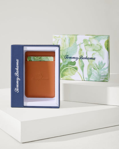 Mag-Safe Phone Wallet Tan | Tommy Bahama Exclusive - Mag-Safe Phone Wallet